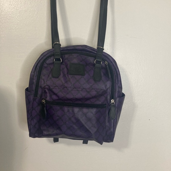 Like new Anna Sui purple faux leather mini backpack - Picture 3 of 9